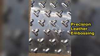 Con lăn dập nổi bằng thép chính xác cho da