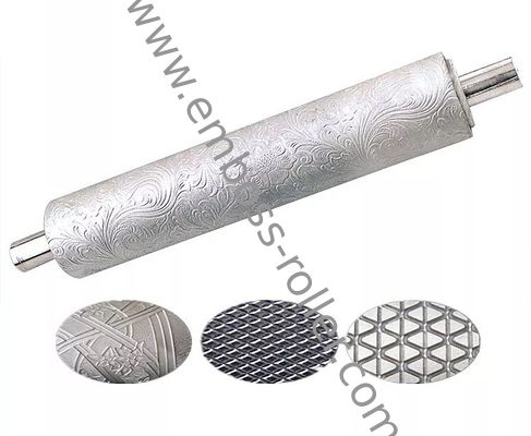 Thép khắc nổi Con lăn chống mài mòn cao Màu bạc