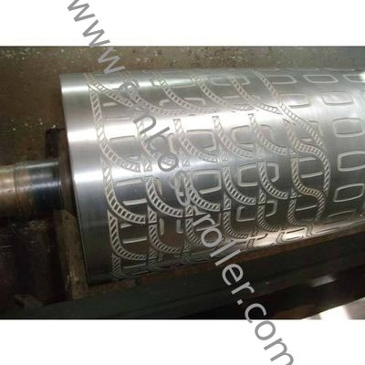 PVC Xe Mat / Đệm da nổi con lăn với ống 45 # liền mạch