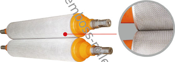 Con lăn thép dập nổi cho vật liệu trang trí, tốc độ đường truyền 0 ~ 800m / phút